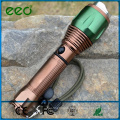 3.7v rechargeable camping imperméable à l&#39;eau la plus puissante lampe de poche extérieure